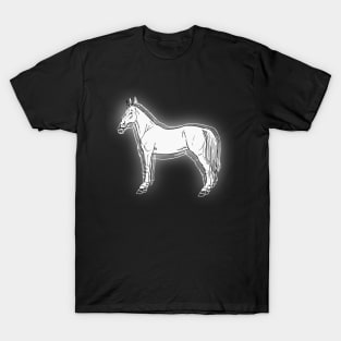 Peaky Apparel | White Horse T-Shirt